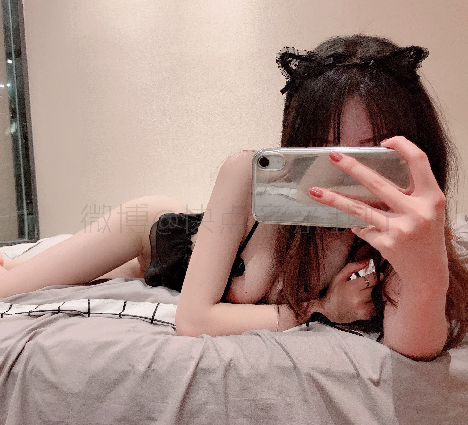 [2V+68P/81MB]快点亲亲我吖-黑色情趣蕾丝